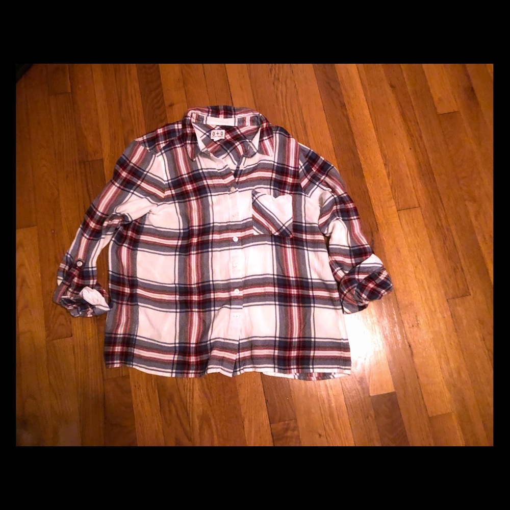 Olive & Oak for Stitch Fix Gelder Split Back Top